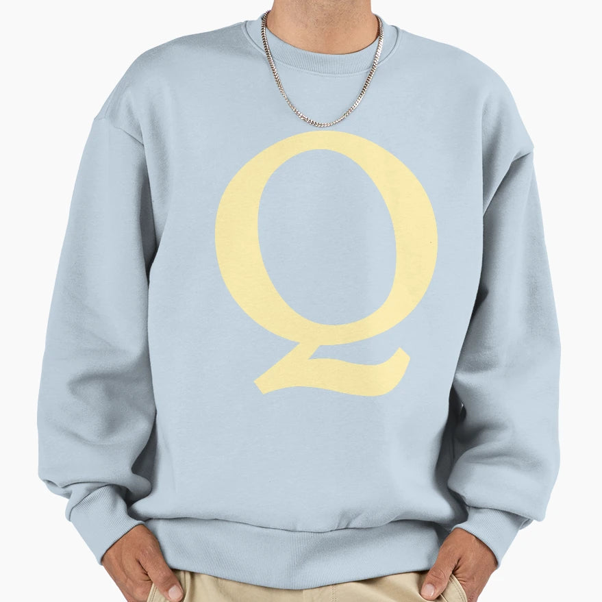 Letter Q Sweatshirt - Custom Art Print Unisex - T-Shirt, Sweatshirt, Hoodie