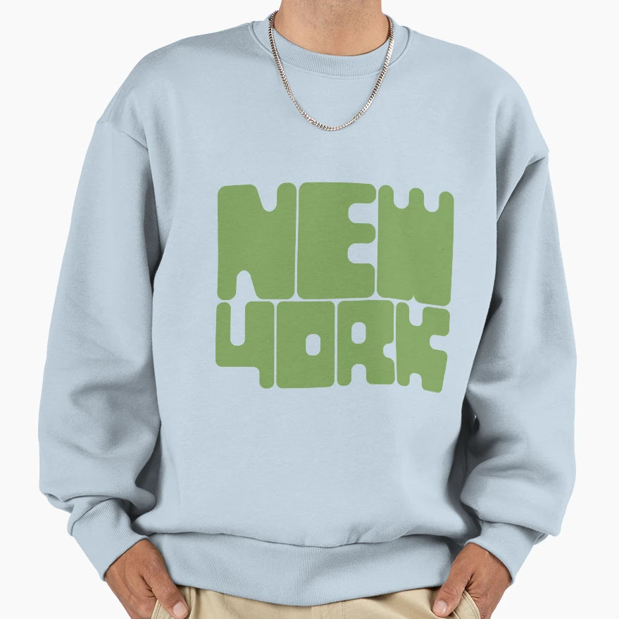 New York Foliage Green Sweatshirt - Custom Art Print Unisex - T-Shirt, Sweatshirt, Hoodie
