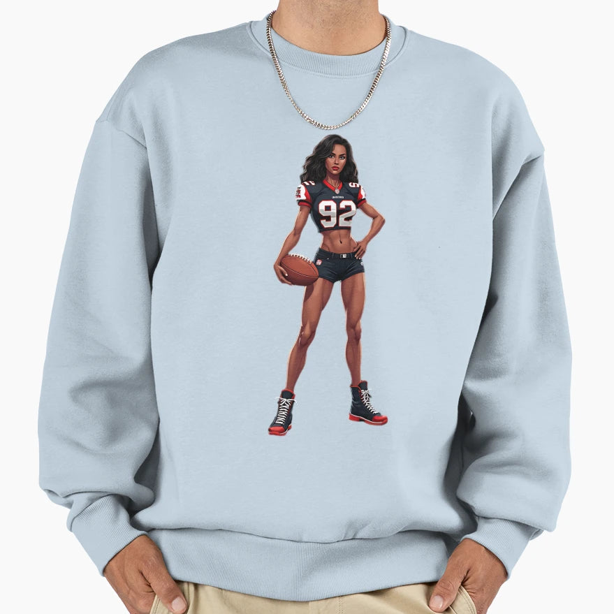 American Football Sweatshirt - Trendy Graphic for Adults - T-Shirt, Sweatshirt, Hoodie