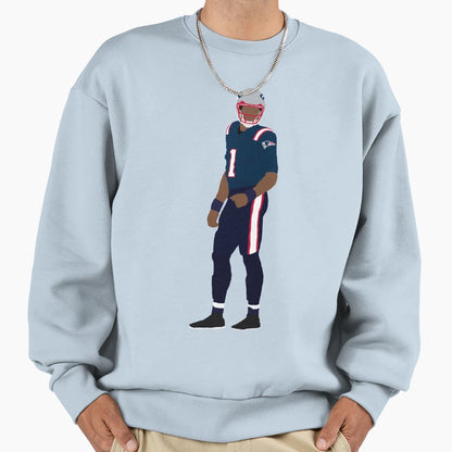 Cam Newton Patriots Sweatshirt - Novelty Apparel Men Women - T-Shirt, Sweatshirt, Hoodie