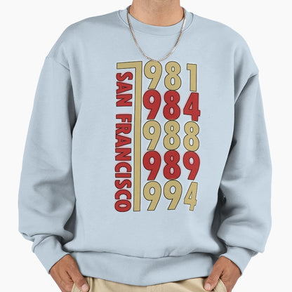 San Francisco 2020 Multiple Champions Sweatshirt - Aesthetic Graphic Unisex - T-Shirt, Sweatshirt, Hoodie