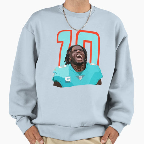 10 TH Dolphins Star Sweatshirt - Minimalist Print Men Women - T-Shirt, Sweatshirt, Hoodie