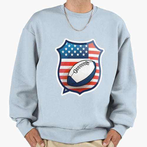 Usa American Football Sweatshirt - Novelty Apparel for Adults - T-Shirt, Sweatshirt, Hoodie