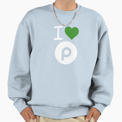 I Heart Publix Sweatshirt - Custom Art Print Men Women - T-Shirt, Sweatshirt, Hoodie