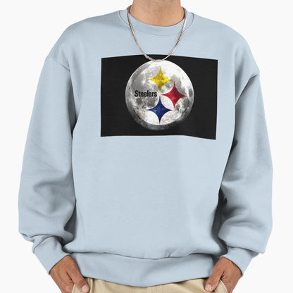 Steelers Moon Logo Sweatshirt - Novelty Apparel for Adults - T-Shirt, Sweatshirt, Hoodie
