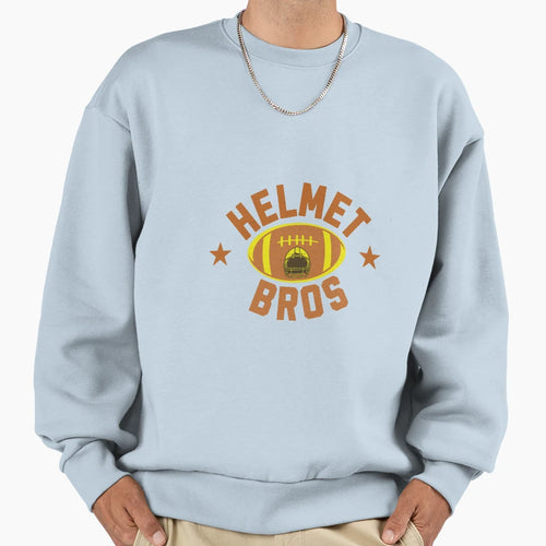 American Football Helmet Bros Sweatshirt - Unique Graphic Unisex - T-Shirt, Sweatshirt, Hoodie