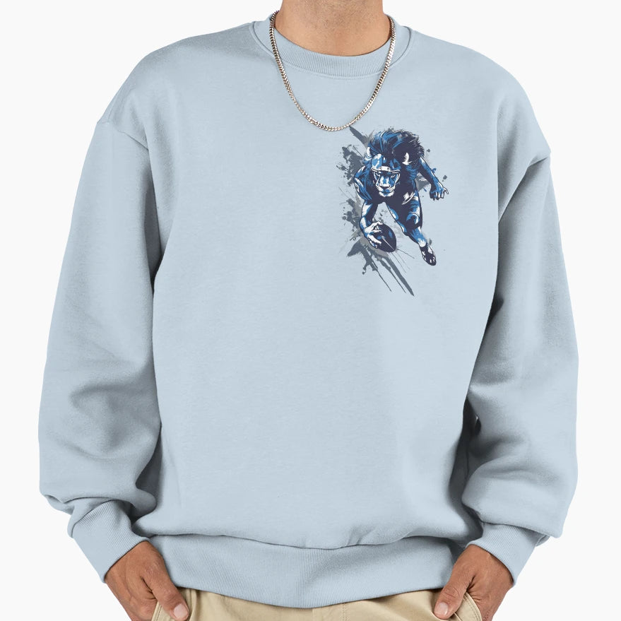 Detroit Lions Football 2 Sweatshirt - Streetwear Style Unisex - T-Shirt, Sweatshirt, Hoodie