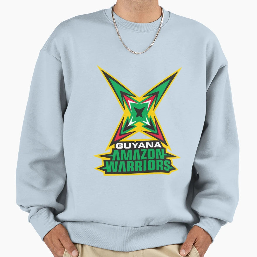 Guyana Amazon Warriors Sweatshirt - Custom Art Print for Adults - T-Shirt, Sweatshirt, Hoodie