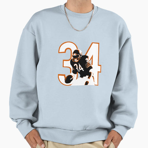 Walter Payton Sweatshirt - Fun Novelty Design Men Women - T-Shirt, Sweatshirt, Hoodie