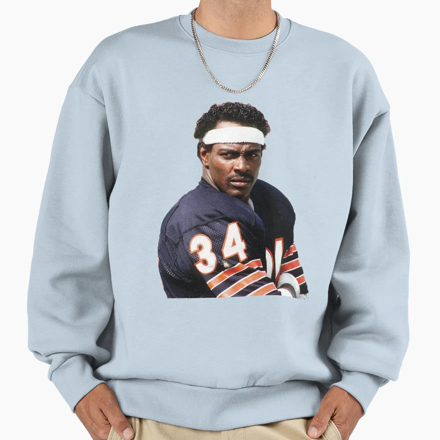 Walter Payton Chicago Bears Nfl Sweatshirt - Custom Art Print Unisex - T-Shirt, Sweatshirt, Hoodie