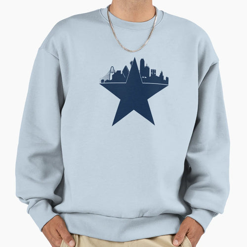 Dallas Sweatshirt - Custom Art Print Men Women - T-Shirt, Sweatshirt, Hoodie