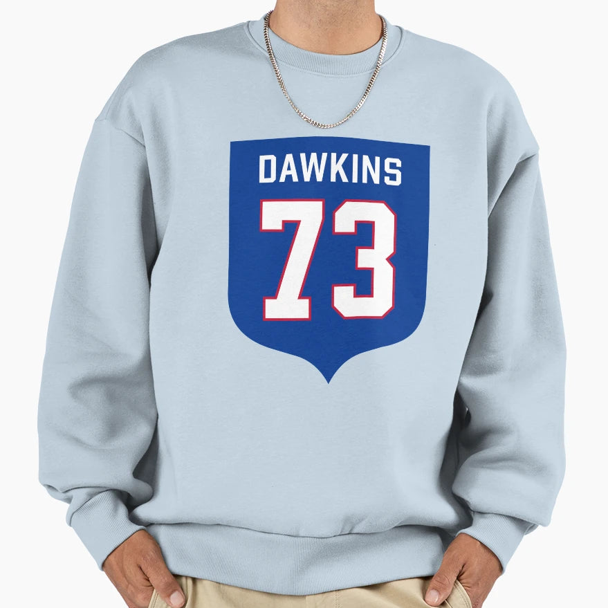 Dion Dawkins 73 Emblem Sweatshirt - Minimalist Print Unisex - T-Shirt, Sweatshirt, Hoodie