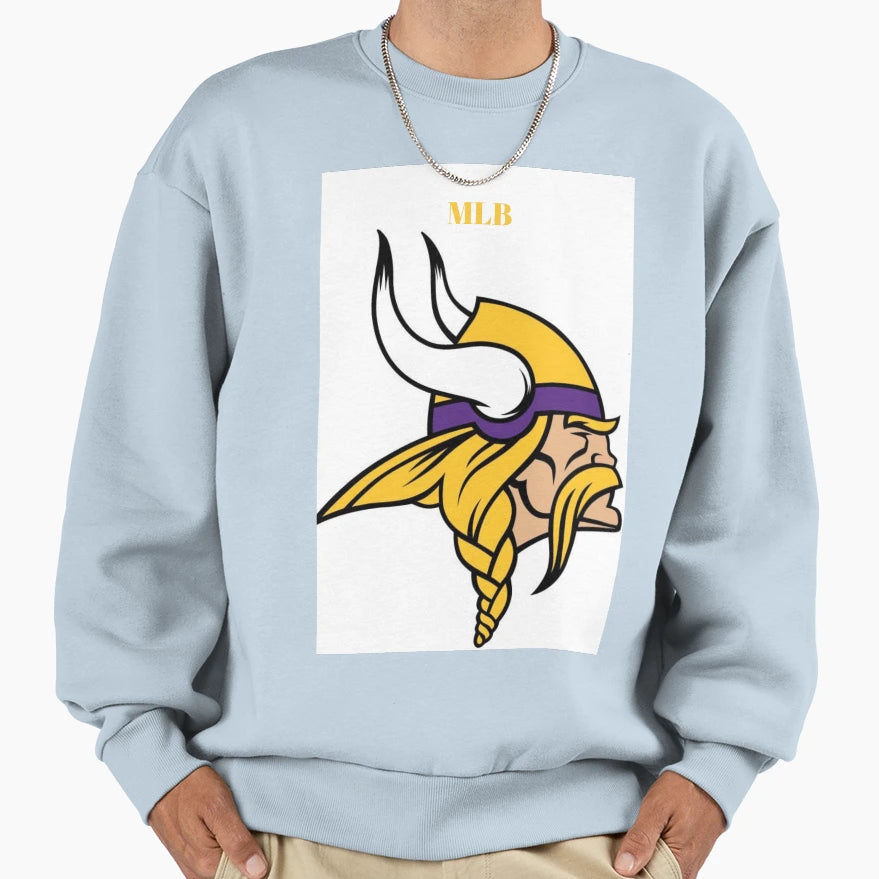 Mlb Logo Sweatshirt - Aesthetic Graphic Unisex - T-Shirt, Sweatshirt, Hoodie
