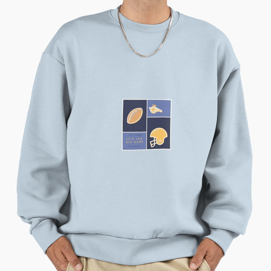 American Foodball Go Team Fans Match Sweatshirt - Aesthetic Graphic Unisex - T-Shirt, Sweatshirt, Hoodie