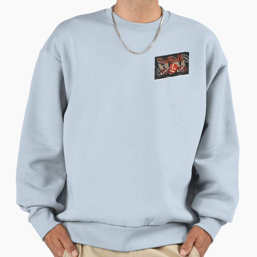 My Mom Loves Fotball And Me Sweatshirt - Unique Graphic Unisex - T-Shirt, Sweatshirt, Hoodie