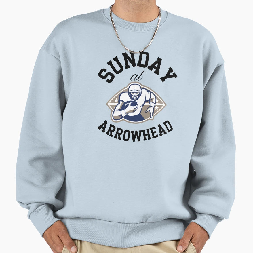 Sunday Arrowhead Sweatshirt - Trendy Graphic Men Women - T-Shirt, Sweatshirt, Hoodie