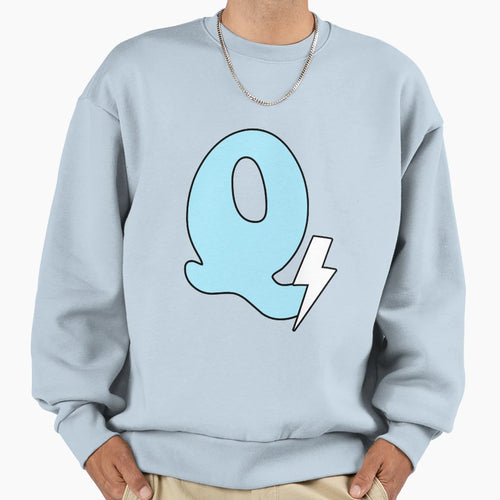 Q Lightning Sweatshirt - Novelty Apparel for Adults - T-Shirt, Sweatshirt, Hoodie