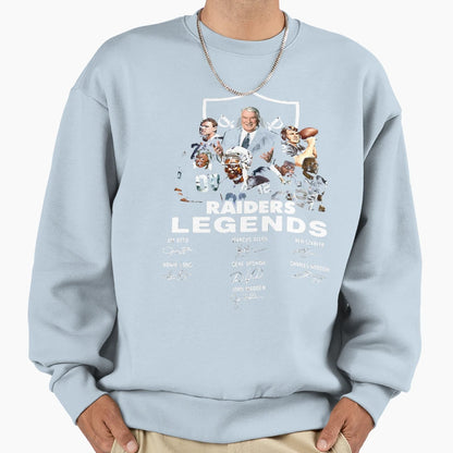 Rip John Madden Raider Football Sweatshirt - Aesthetic Graphic for Adults - T-Shirt, Sweatshirt, Hoodie