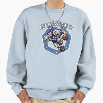 Indianapolis Football Detroit Football Sweatshirt - Graphic Print Unisex - T-Shirt, Sweatshirt, Hoodie