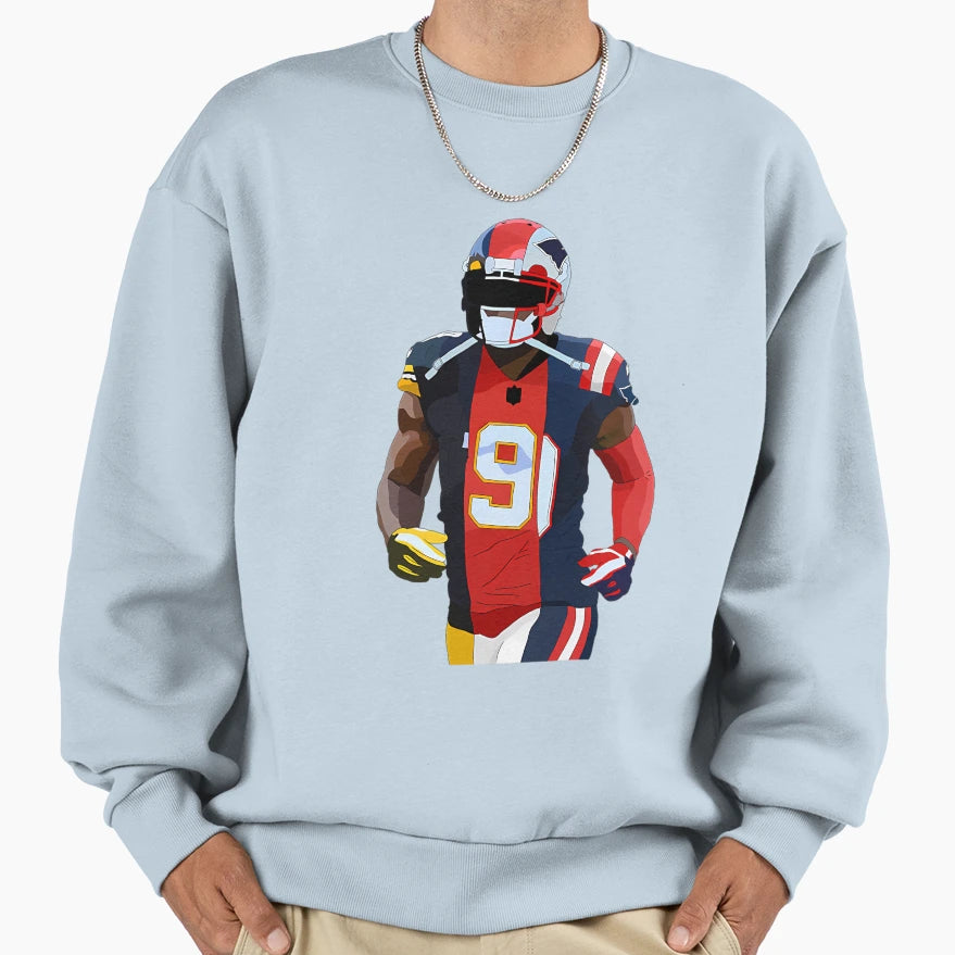 Juju Pats X Chiefs X Steelers Sweatshirt - Minimalist Print Men Women - T-Shirt, Sweatshirt, Hoodie