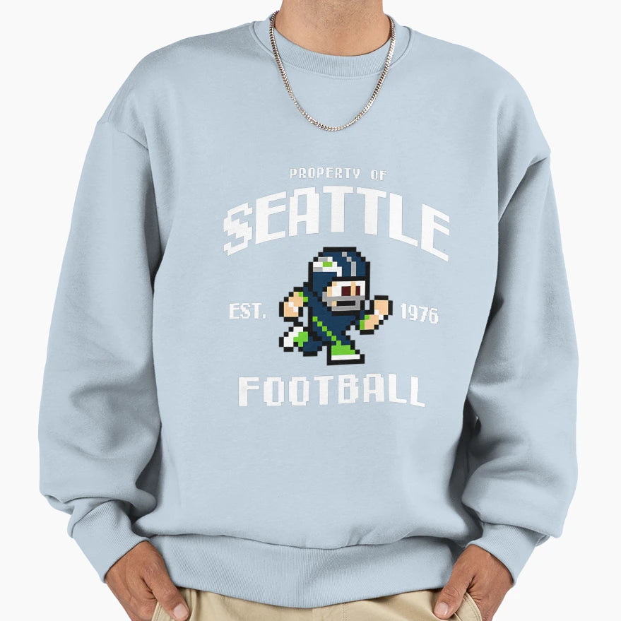 Property Seattle Seahawks Football Sweatshirt - Graphic Print Men Women - T-Shirt, Sweatshirt, Hoodie