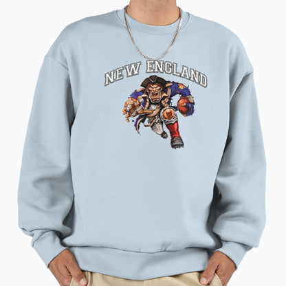 New England Football Detroit Sweatshirt - Aesthetic Graphic for Adults - T-Shirt, Sweatshirt, Hoodie