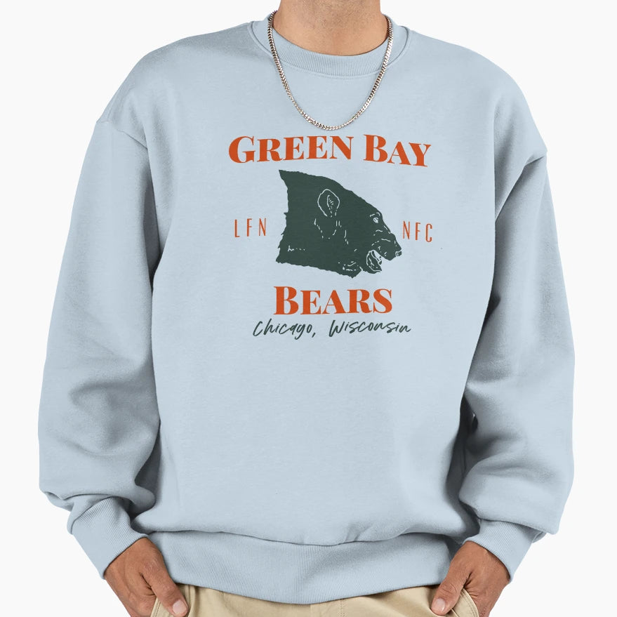 Green Bay Bears Funny And Sacrilege Sweatshirt - Graphic Print Unisex - T-Shirt, Sweatshirt, Hoodie