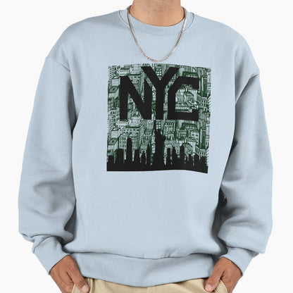 Nyc Skyline Urban City New York Street Sweatshirt - Graphic Print Unisex - T-Shirt, Sweatshirt, Hoodie