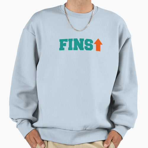 Fins Up Sweatshirt - Aesthetic Graphic Men Women - T-Shirt, Sweatshirt, Hoodie