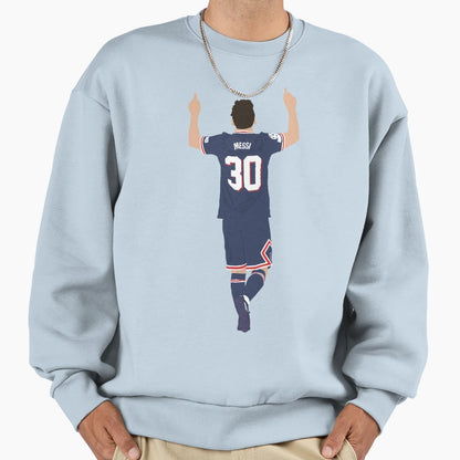 Messi Minimalist Sweatshirt - Trendy Graphic Men Women - T-Shirt, Sweatshirt, Hoodie