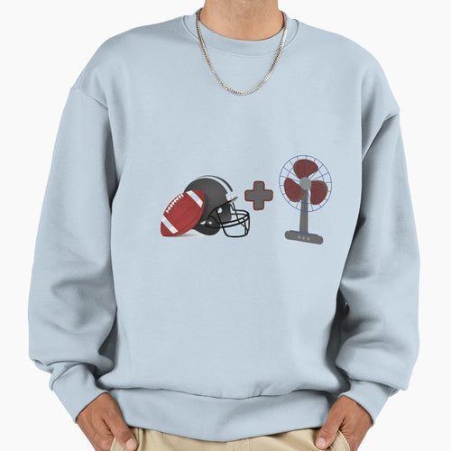 Football Fan Funny Football Gift Sweatshirt - Minimalist Print for Adults - T-Shirt, Sweatshirt, Hoodie