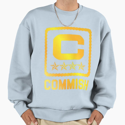 Mens Commish Fantasy Football Draft T-Shirt - Minimalist Print Unisex - T-Shirt, Sweatshirt, Hoodie