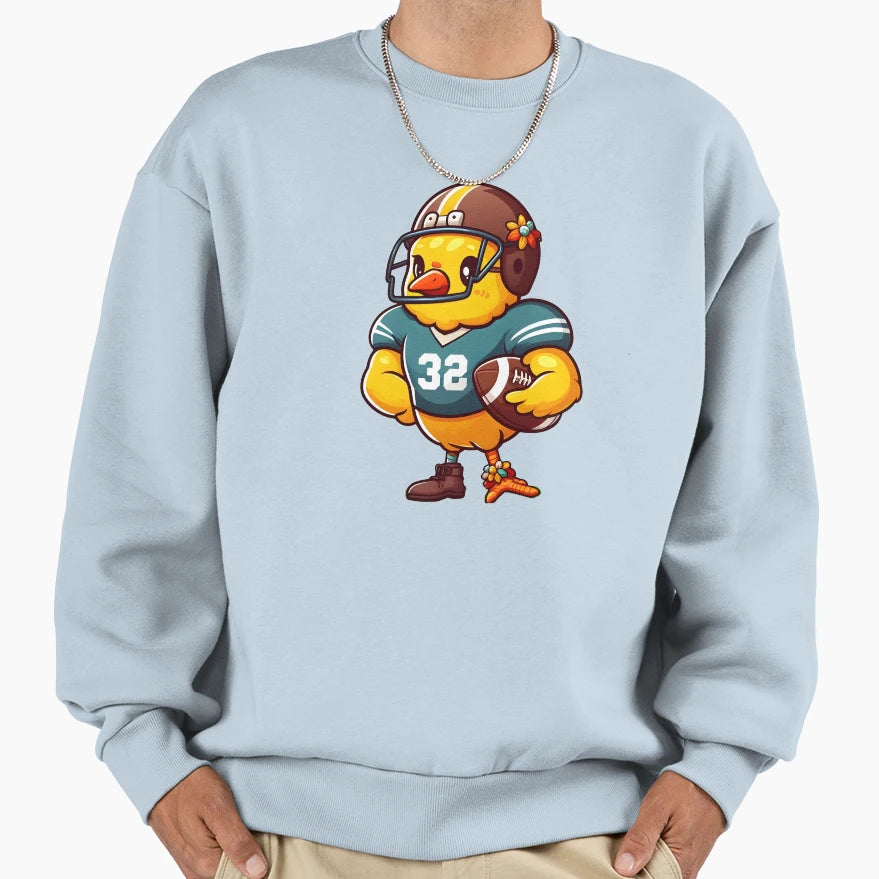 Thanksgiving Football Turkey Sweatshirt - Graphic Print for Adults - T-Shirt, Sweatshirt, Hoodie