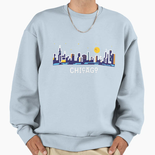 Chicago Sweatshirt - Novelty Apparel for Adults - T-Shirt, Sweatshirt, Hoodie