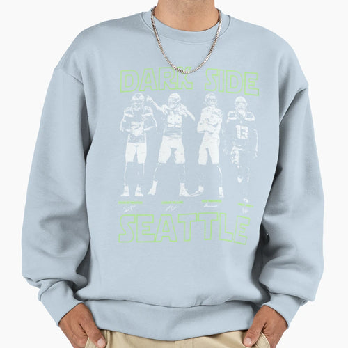 Dark Side 12 Football Sweatshirt - Novelty Apparel Unisex - T-Shirt, Sweatshirt, Hoodie