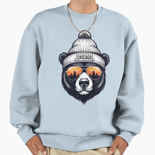Chicago Bear Sweatshirt - Trendy Graphic Unisex - T-Shirt, Sweatshirt, Hoodie