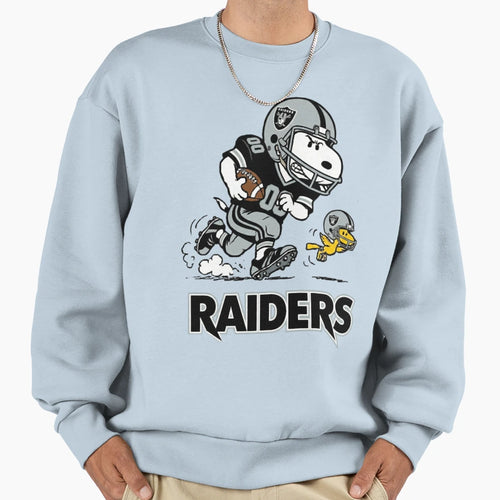 Raiders Snoopy Las Vegas Football Fan Sweatshirt - Novelty Apparel Unisex - T-Shirt, Sweatshirt, Hoodie