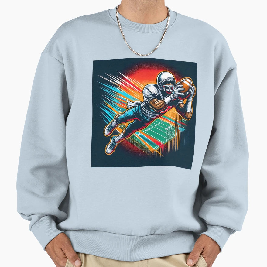 Rugby Player Sweatshirt - Minimalist Print Unisex - T-Shirt, Sweatshirt, Hoodie