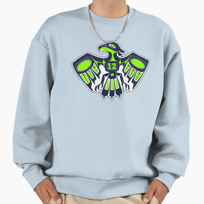 Totem Seahawk Sweatshirt - Fun Novelty Design Unisex - T-Shirt, Sweatshirt, Hoodie