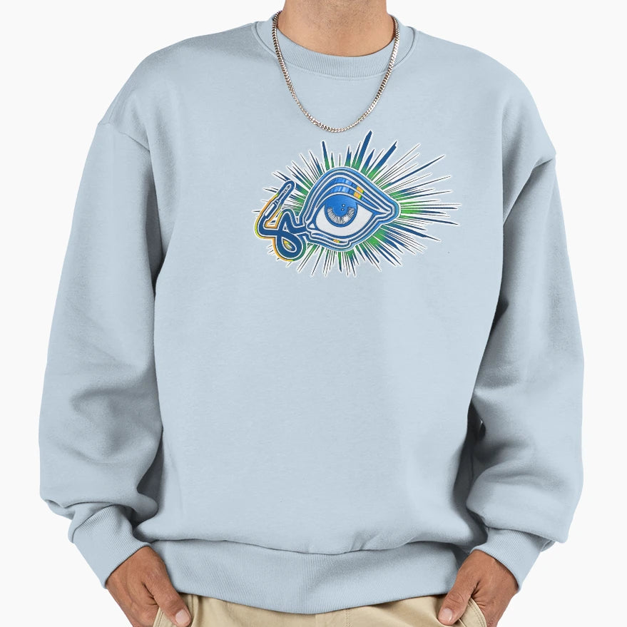 Technicoloureyeplugexplosion Sweatshirt - Novelty Apparel Men Women - T-Shirt, Sweatshirt, Hoodie