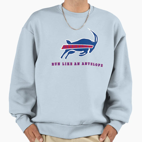 Run Like Antelope Sweatshirt - Casual Everyday Wear for Adults - T-Shirt, Sweatshirt, Hoodie