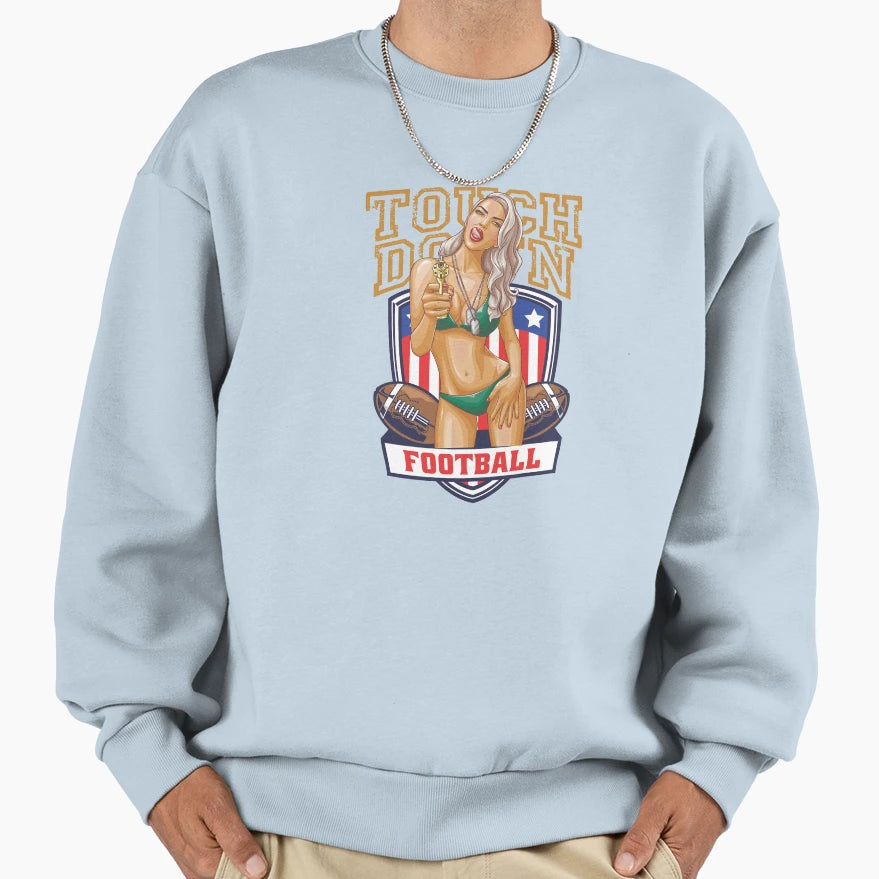 Touch Football Sweatshirt - Novelty Apparel for Adults - T-Shirt, Sweatshirt, Hoodie