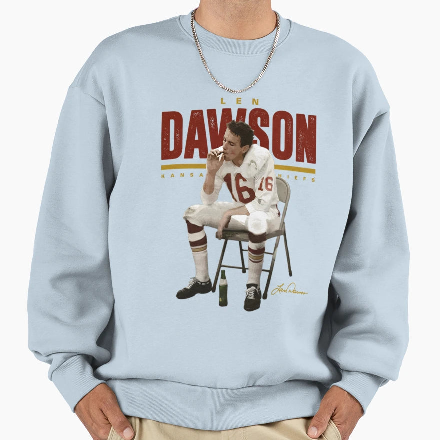 Len Dawson Halftime Sweatshirt - Trendy Graphic Unisex - T-Shirt, Sweatshirt, Hoodie