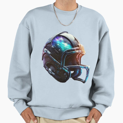 Superbowl Helmet Galaxy Sweatshirt - Novelty Apparel for Adults - T-Shirt, Sweatshirt, Hoodie