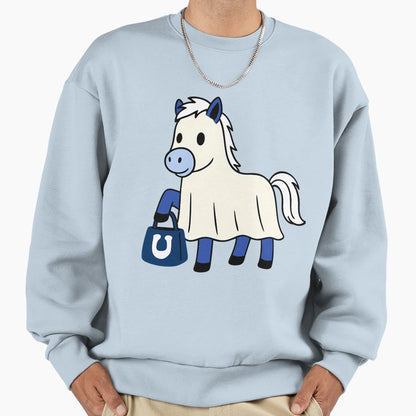 Indianapolis Colts Ghost Sweatshirt - Fun Novelty Design Men Women - T-Shirt, Sweatshirt, Hoodie