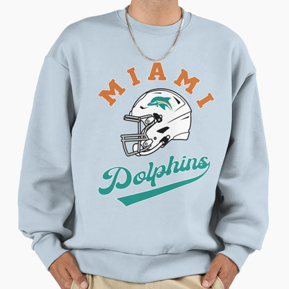 Art Miami Dolphins Sweatshirt - Streetwear Style Men Women - T-Shirt, Sweatshirt, Hoodie