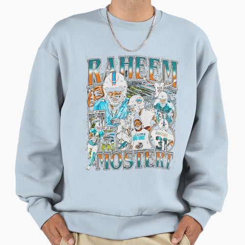 Raheem Mostert Bootleg Sweatshirt - Minimalist Print for Adults - T-Shirt, Sweatshirt, Hoodie
