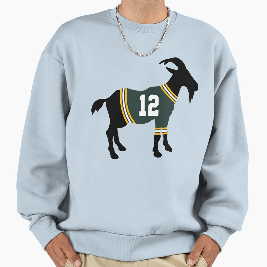 Football Player AR Goat Best Sweatshirt - Aesthetic Graphic Men Women - T-Shirt, Sweatshirt, Hoodie