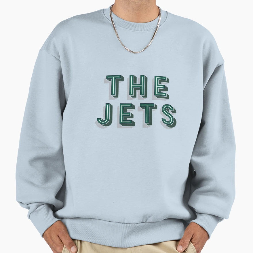 Jets Sweatshirt - Trendy Graphic for Adults - T-Shirt, Sweatshirt, Hoodie