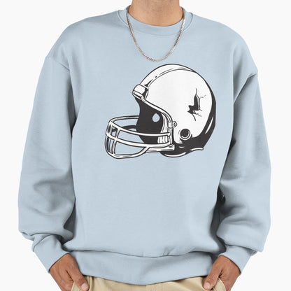 American Football Helmet Sweatshirt - Streetwear Style Men Women - T-Shirt, Sweatshirt, Hoodie